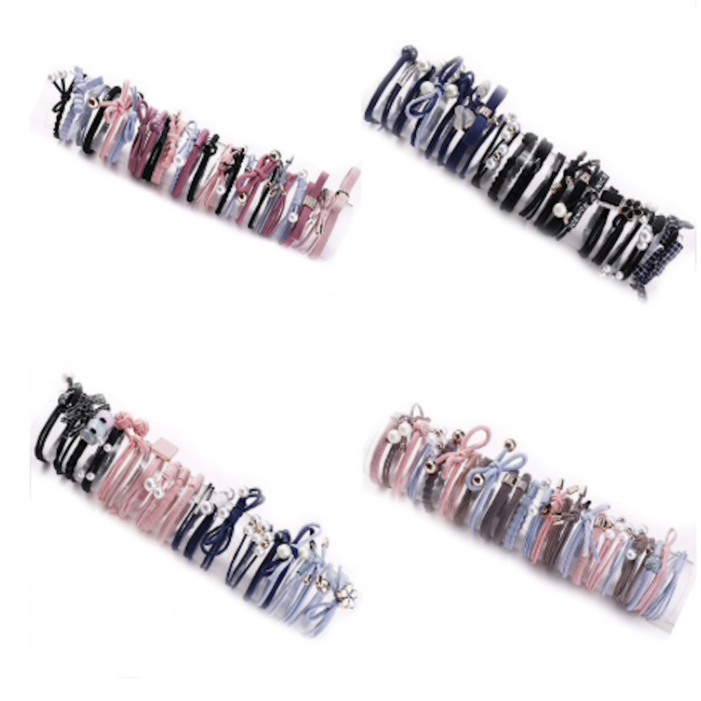 4 pack hårsnoddar armband 