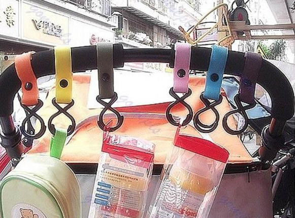 2-pack Krok till barnvagnen, olika färger hänga förvara - 2