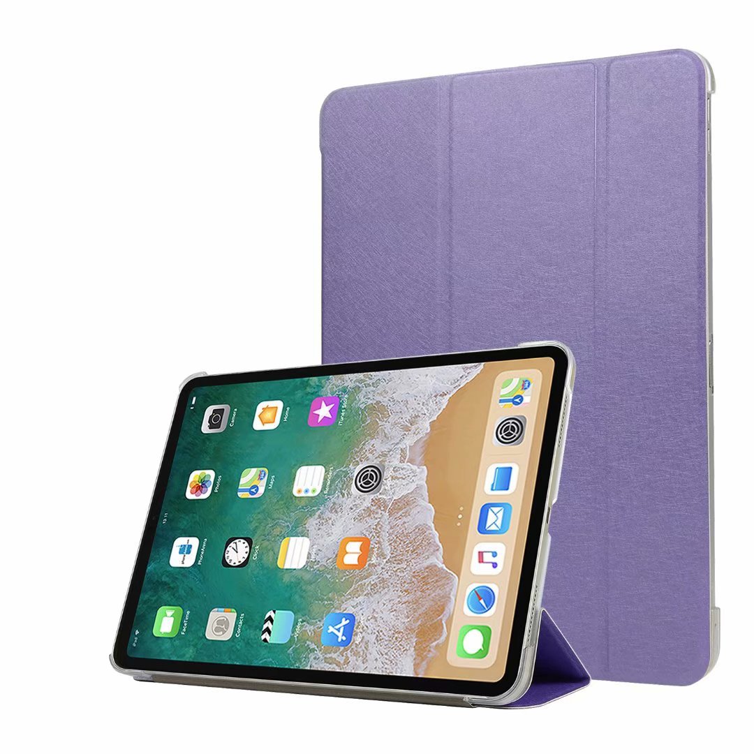Alla modeller iPad fodral tri-fold plast cerise guld blå lila grön - 15
