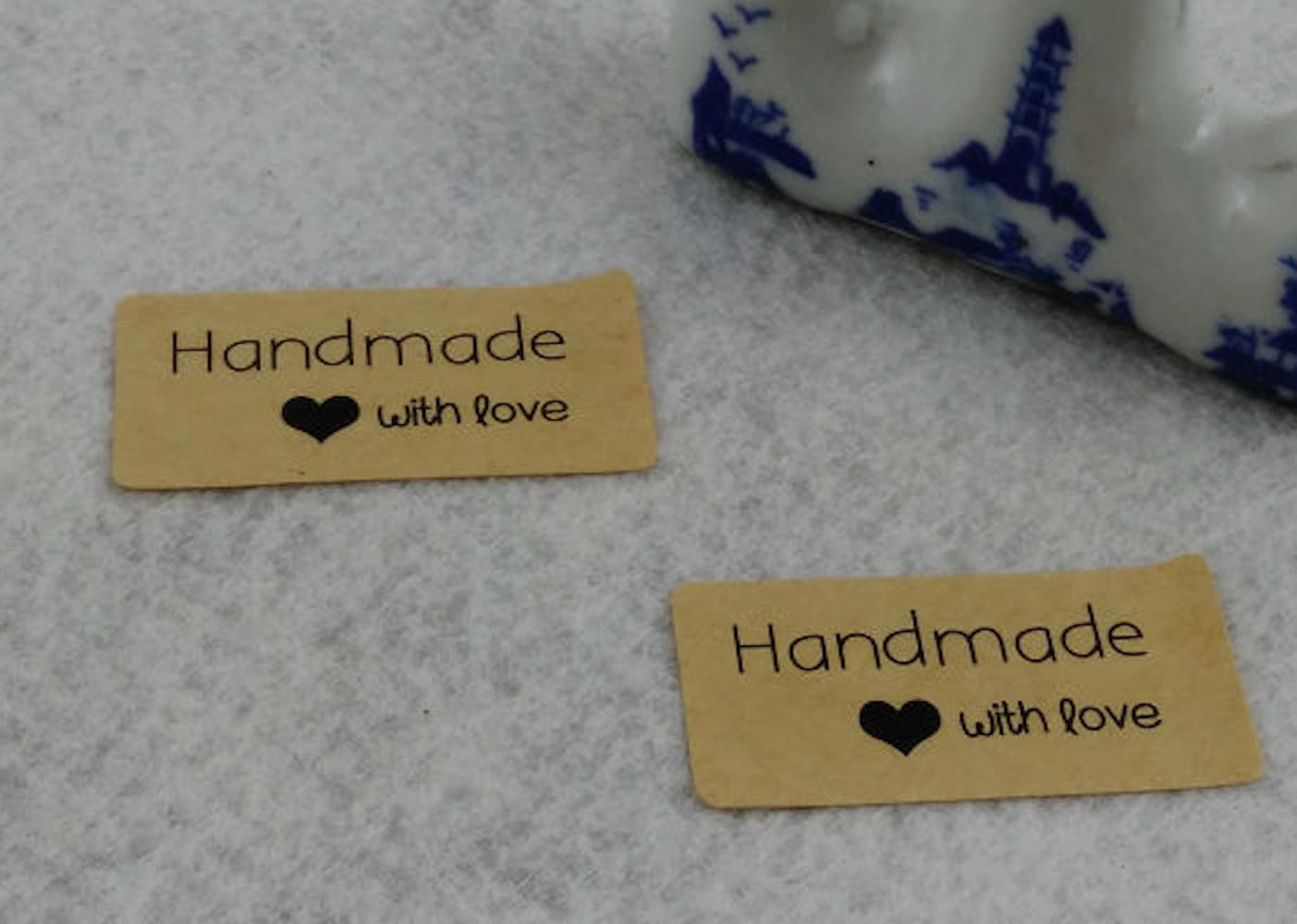 104-pack handmade with love dekoration baka present etiketter