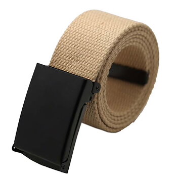 Bälte beige canvas