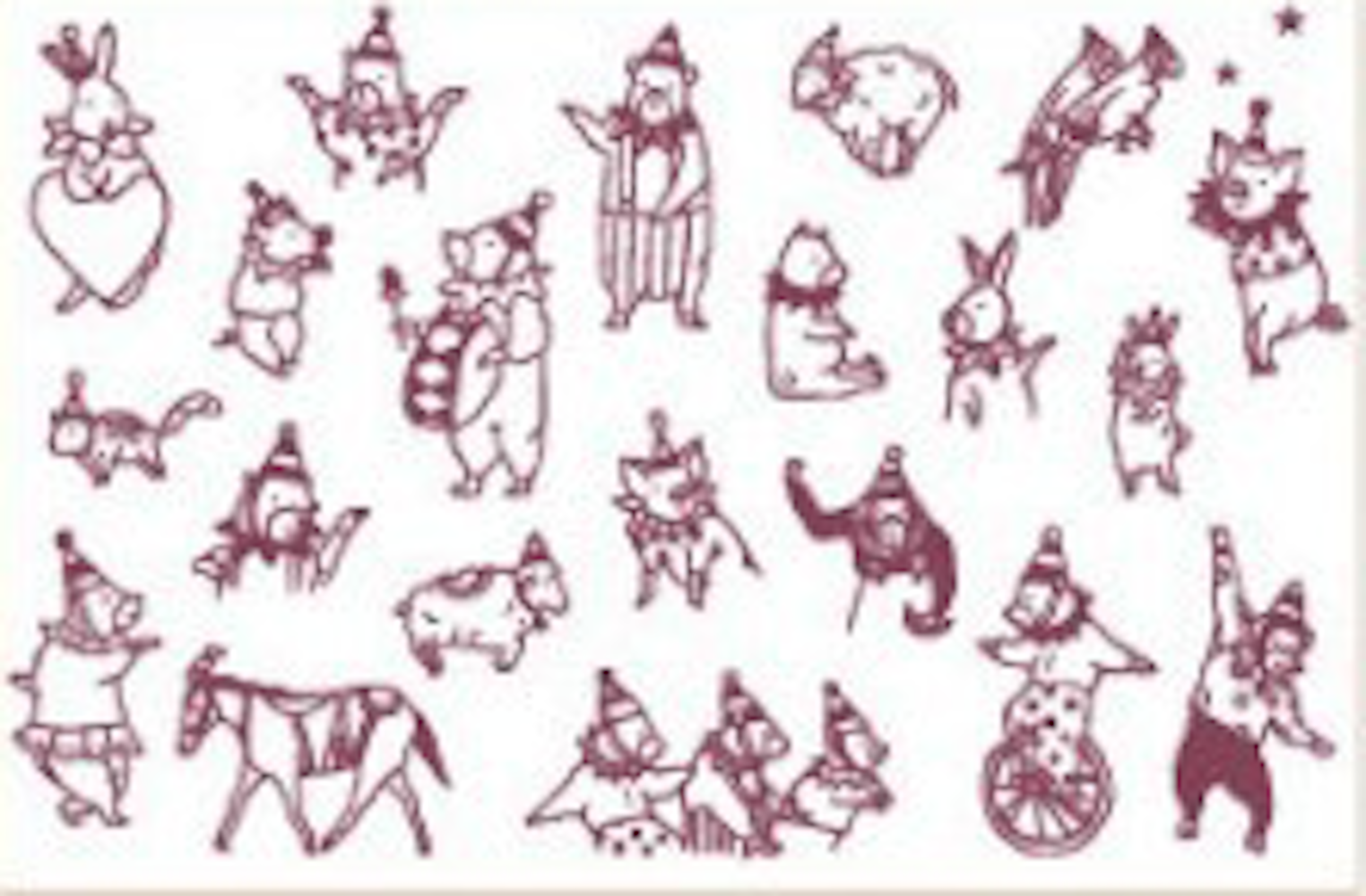 Stämplar cirkus - 2