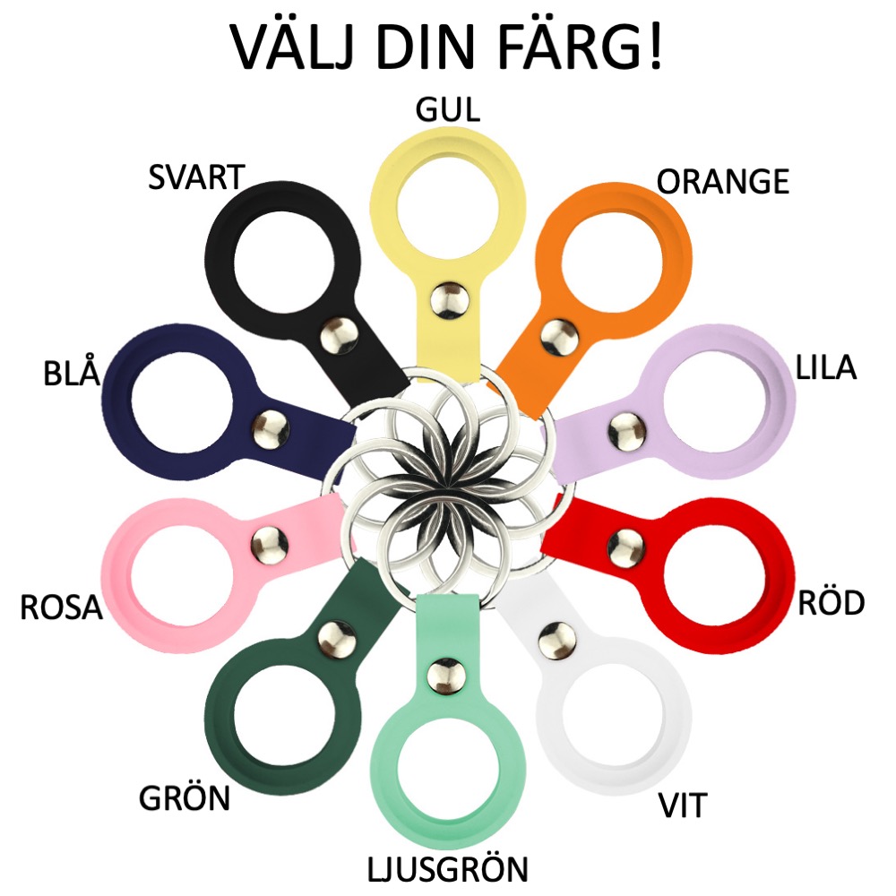 AirTag skal nyckelring design fodral för Iphone / Ipad - FÄRG - 2