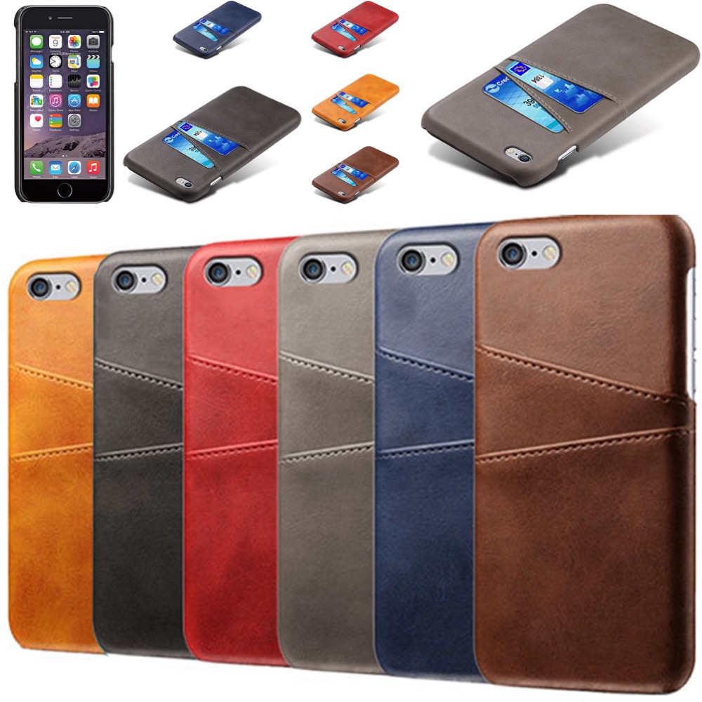Iphone 6/6s skydd skal fodral kredit kort visa amex mastercard - 17
