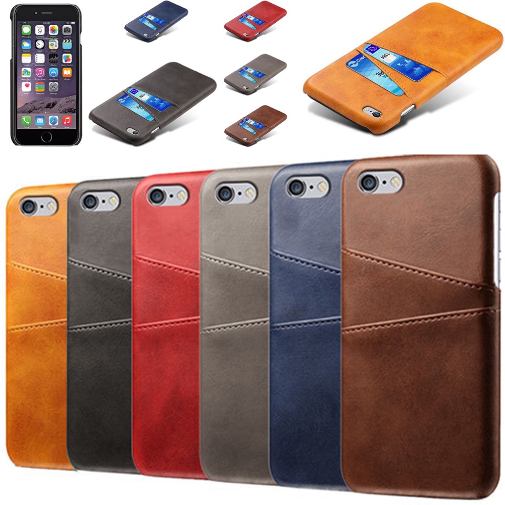 Iphone 6/6s skydd skal fodral kredit kort visa amex mastercard - 11