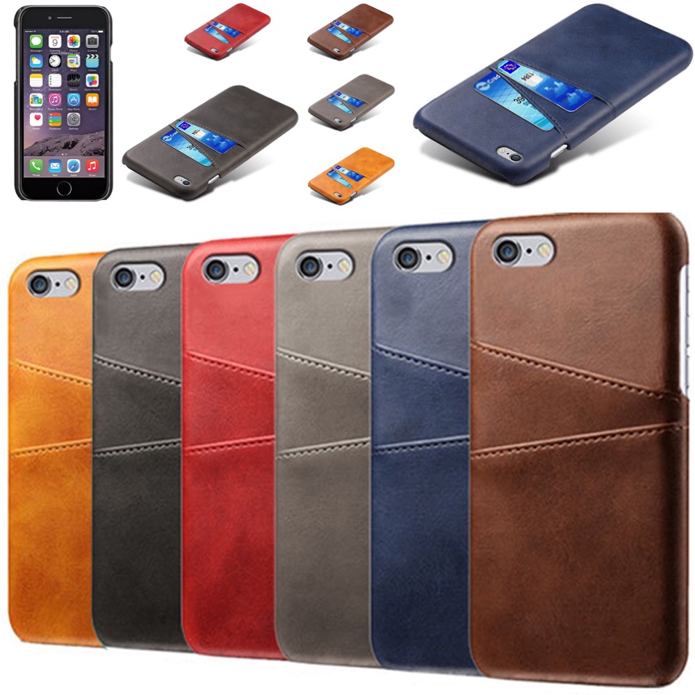 Iphone 6/6s skydd skal fodral kredit kort visa amex mastercard - 5