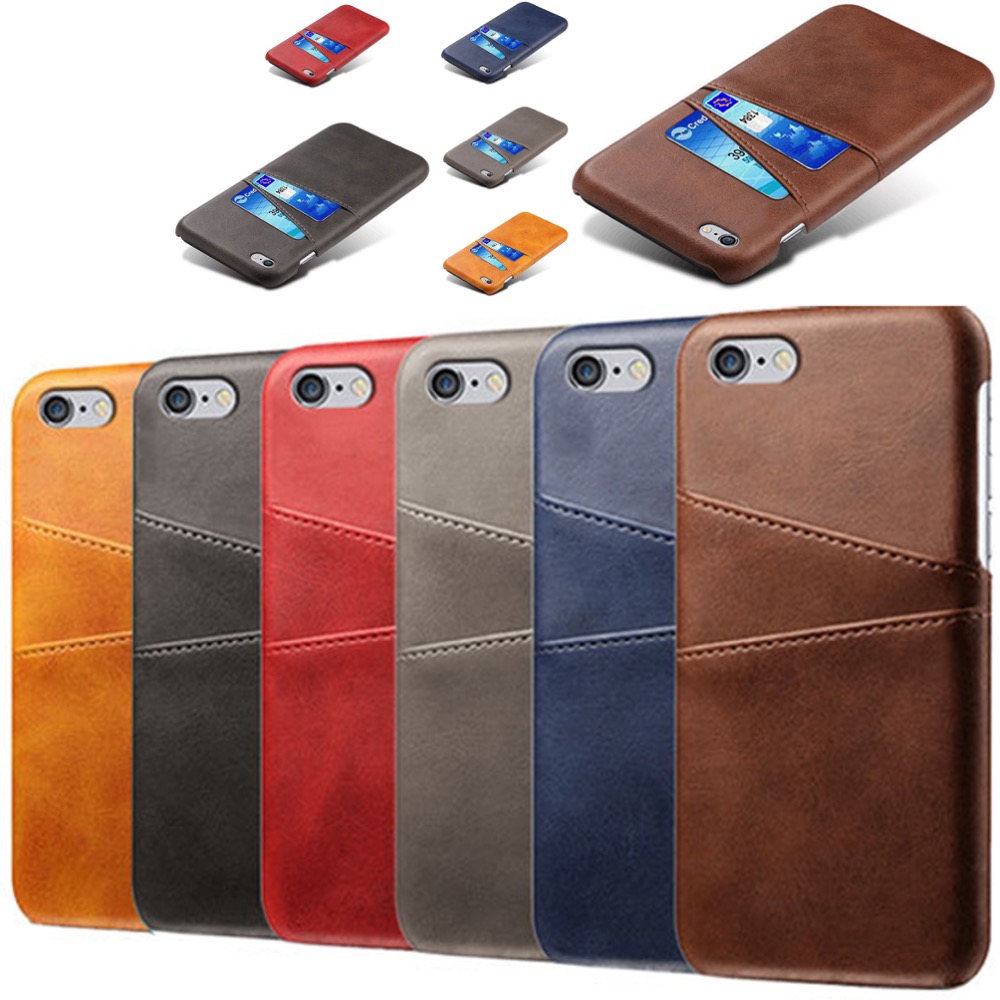 Iphone 6/6s skydd skal fodral kredit kort visa amex mastercard - 2