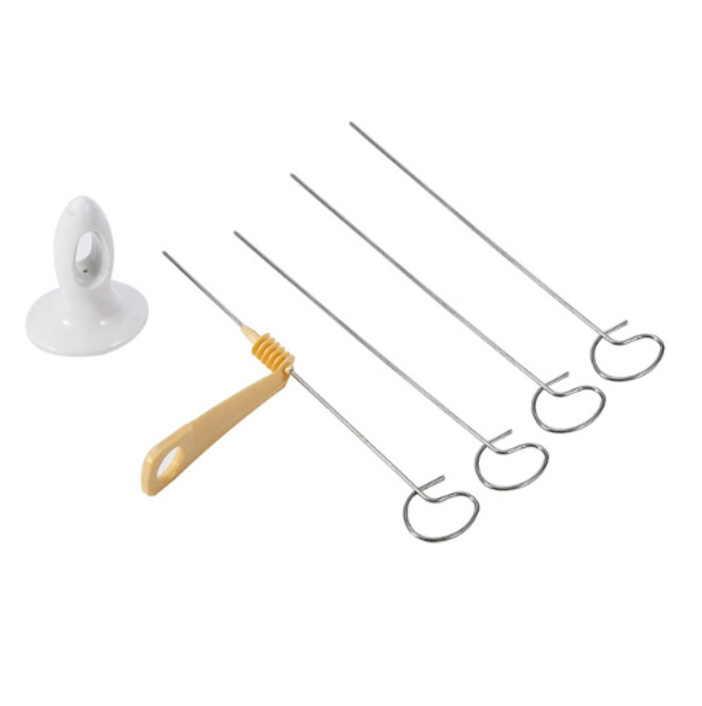 4-pack grillpinnar/ fritöspinnar fritös grilla spiral potatis