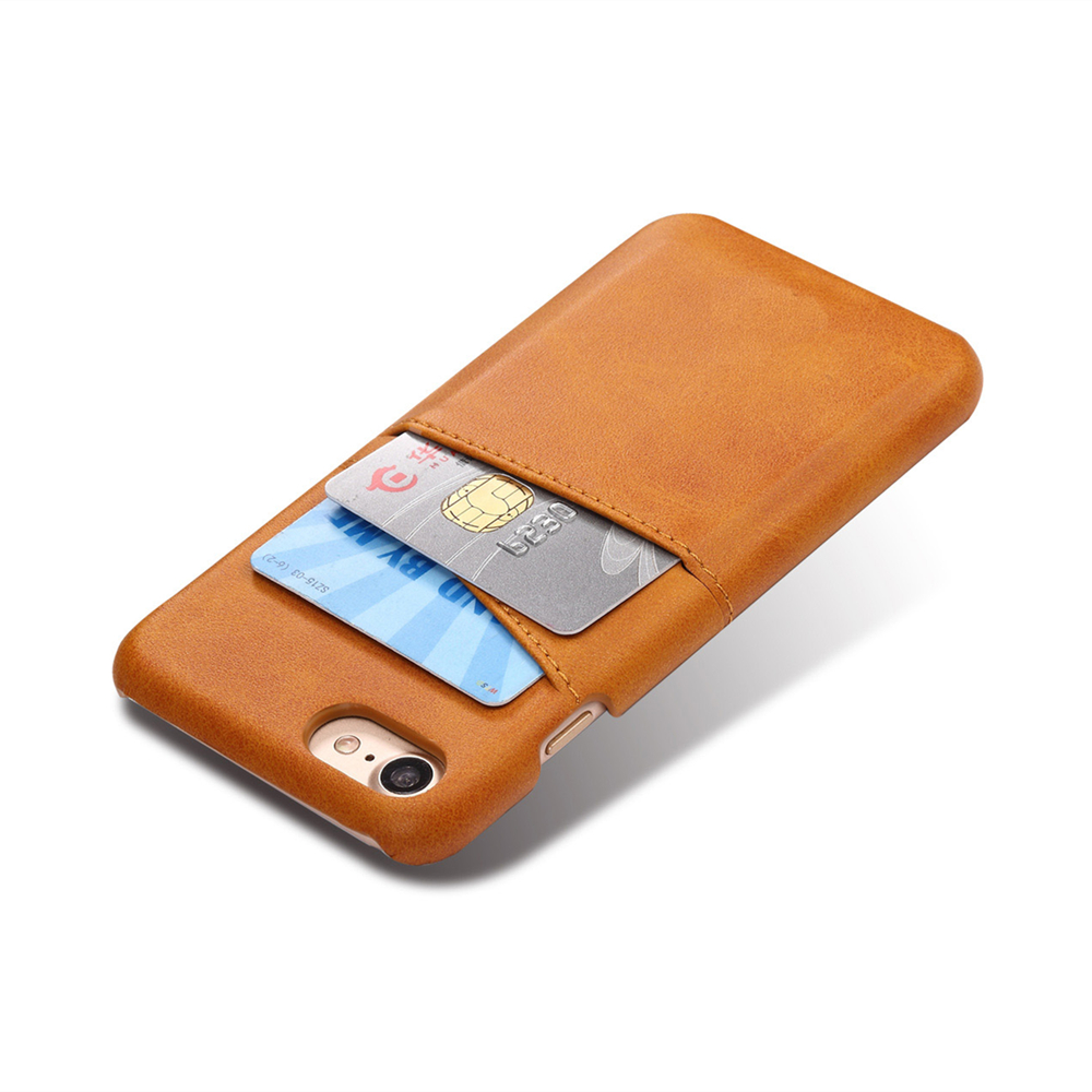 Iphone SE gen2 2020 skydd skal fodral skinn för kort visa mastercard  - 11