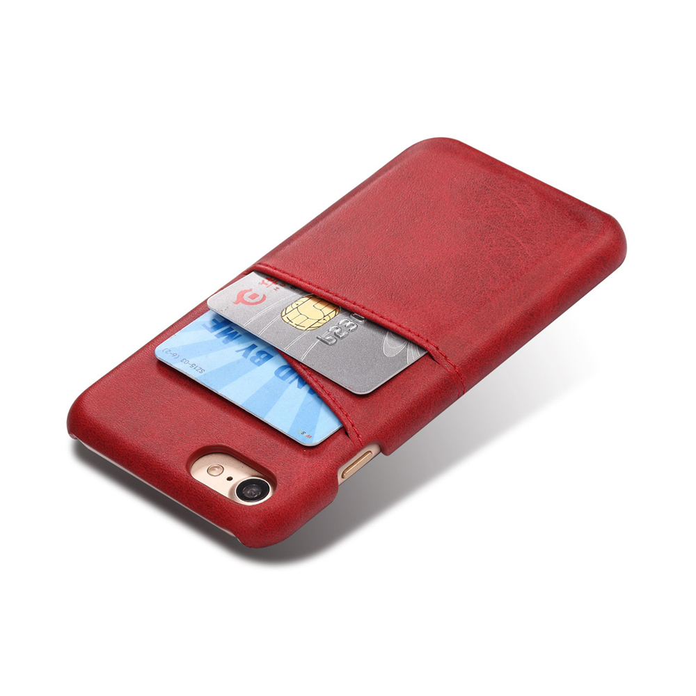 Iphone SE gen2 2020 skydd skal fodral skinn för kort visa mastercard  - 10