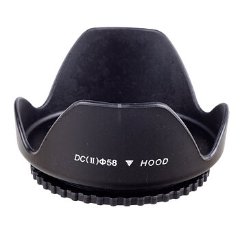 58 mm MOTLJUSSKYDD / FLOWER LENS HOOD