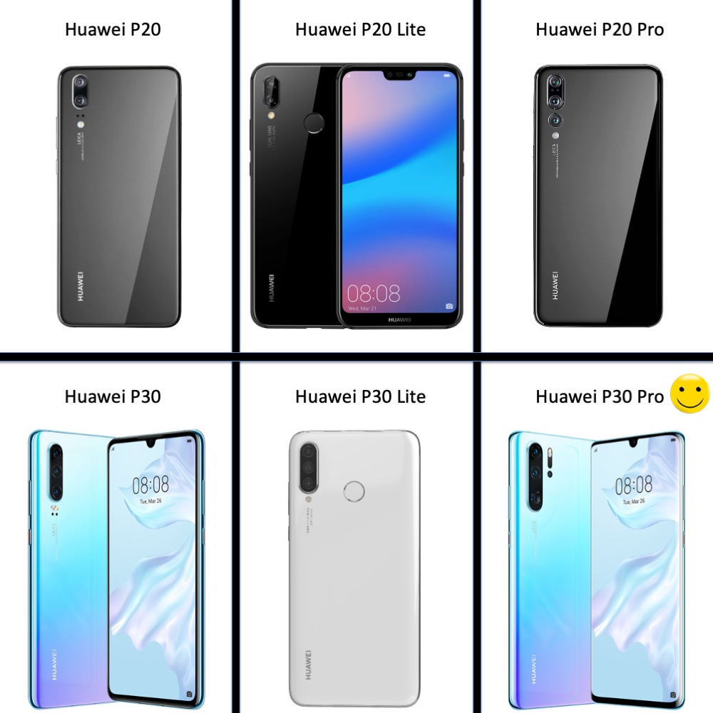 Korthållare Huawei P30 Pro skal mobilskal hål laddare - VÄLJ: - 2