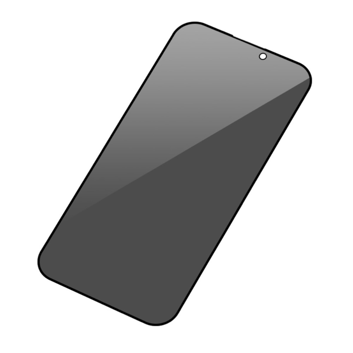 Iphone 15 Pro/ProMax/Plus/skal skärmskydd privacy - - 9