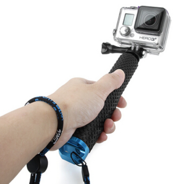 Exclusiv selfie stick monopod stativ kamerahållare åt ex Gopro - 2