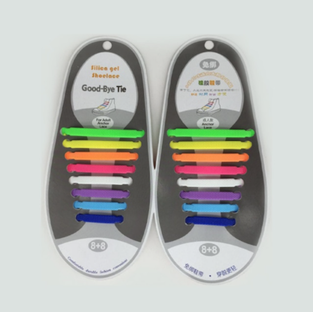Elatiska silicone skosnöre unisex barn sommar - 6