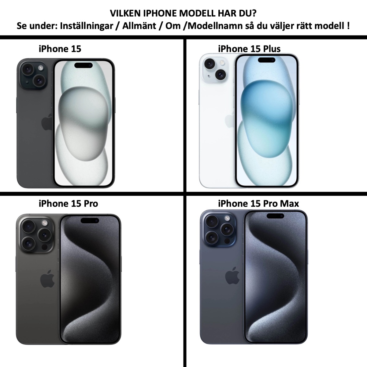 Iphone 15 Pro/Plus/ProMax skärmskydd Premium - - 2