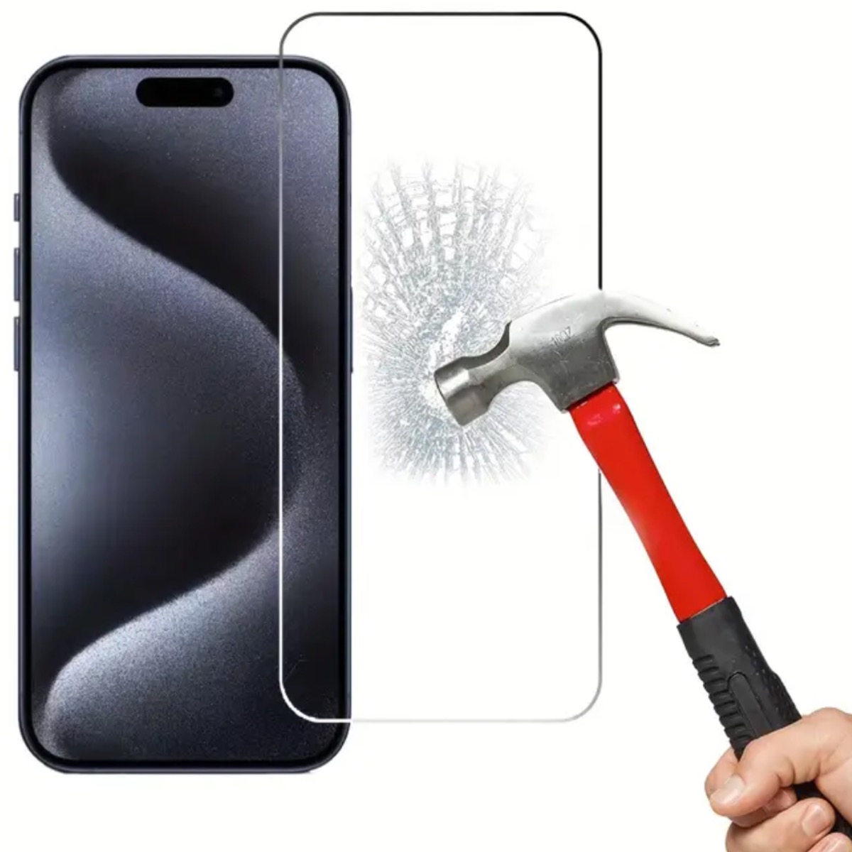 Iphone 15 Pro/Plus/ProMax skärmskydd Premium - - 7