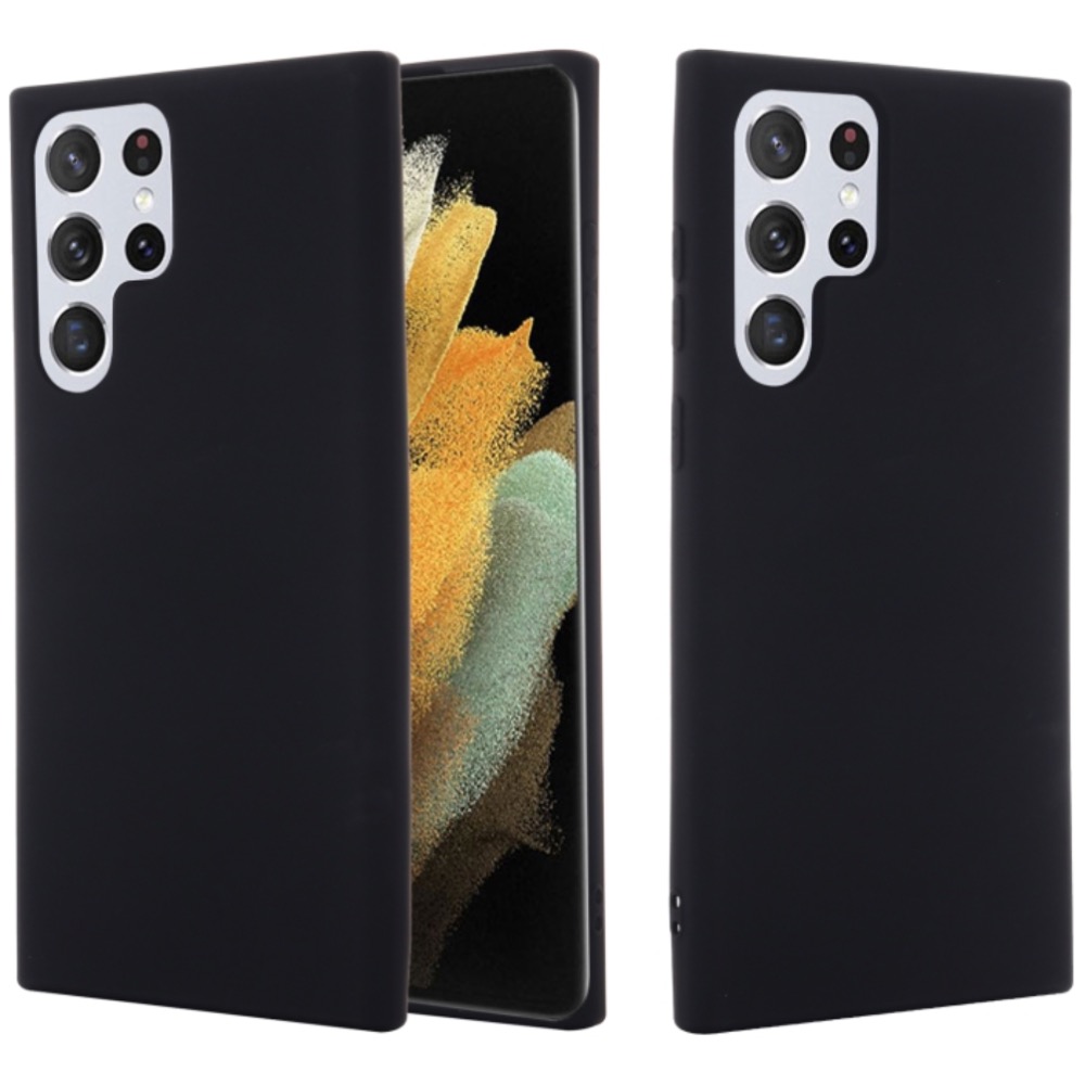 Silikon TPU skal Samsung S22 Ultra fodral mobilskal skärmskydd - 7