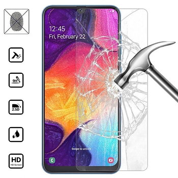 2 skärmskydd Galaxy Samsung A20e/A70/A50/A40/A10/J6 skal skydd -