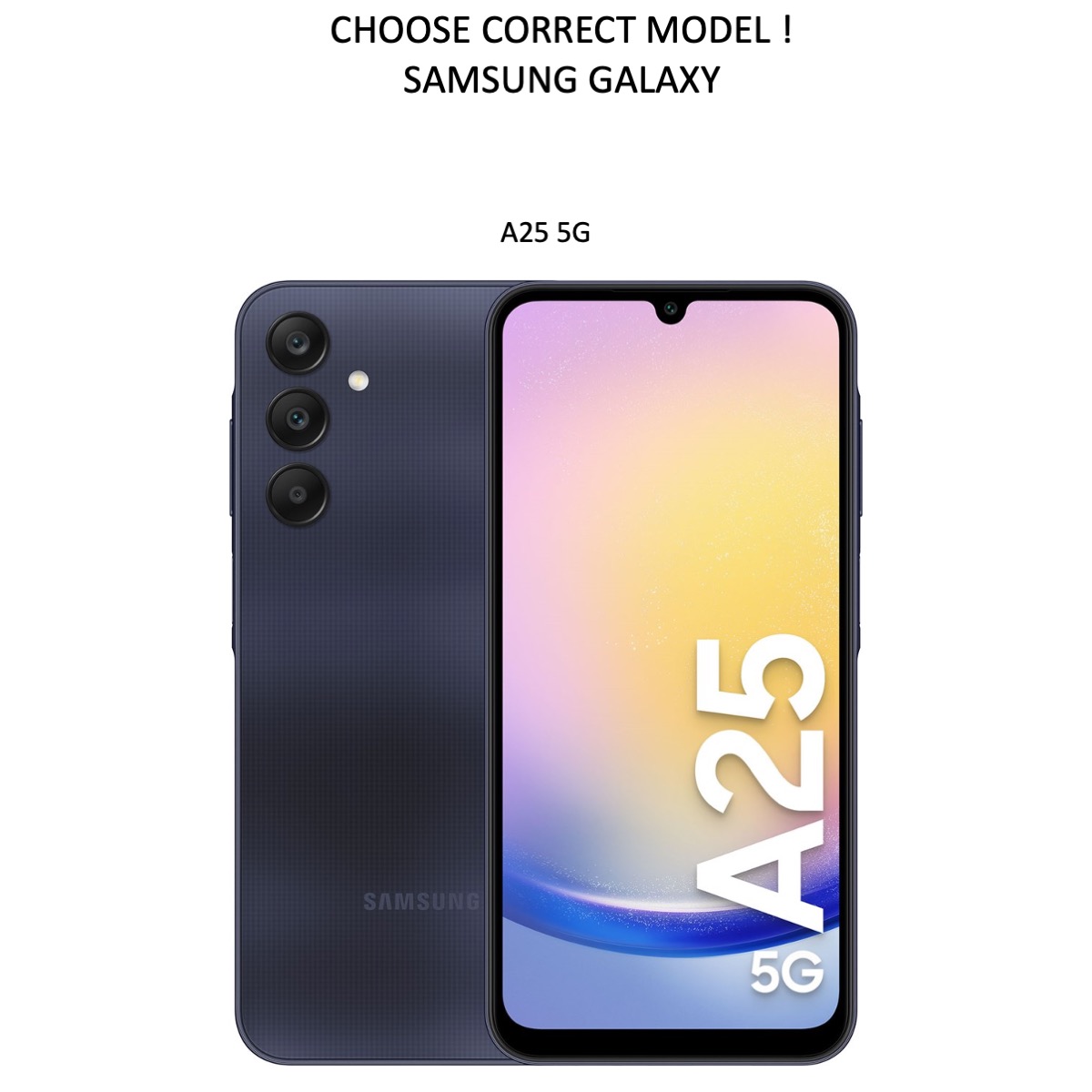 Samsung Galaxy A25 skärmskydd skydd Premium - - 2