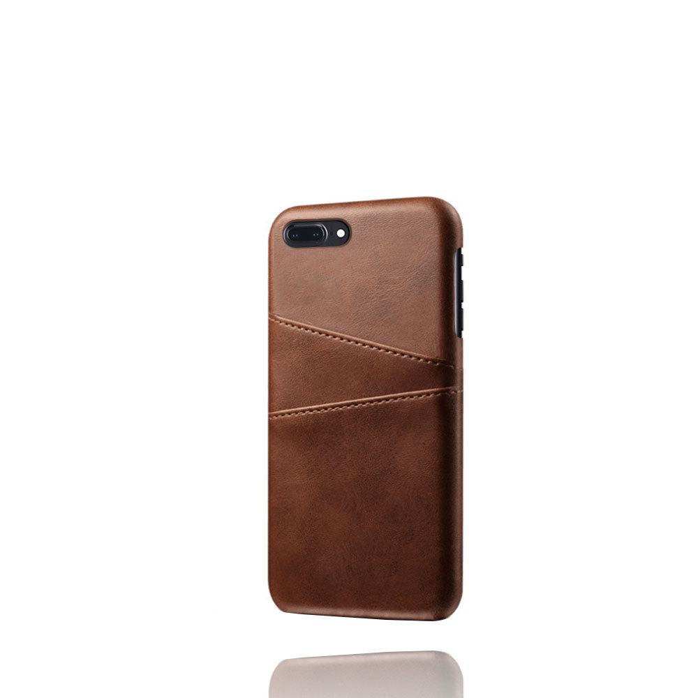 Iphone 7 Plus 8 Plus + skydd skal fodral kort visa mastercard  - 23