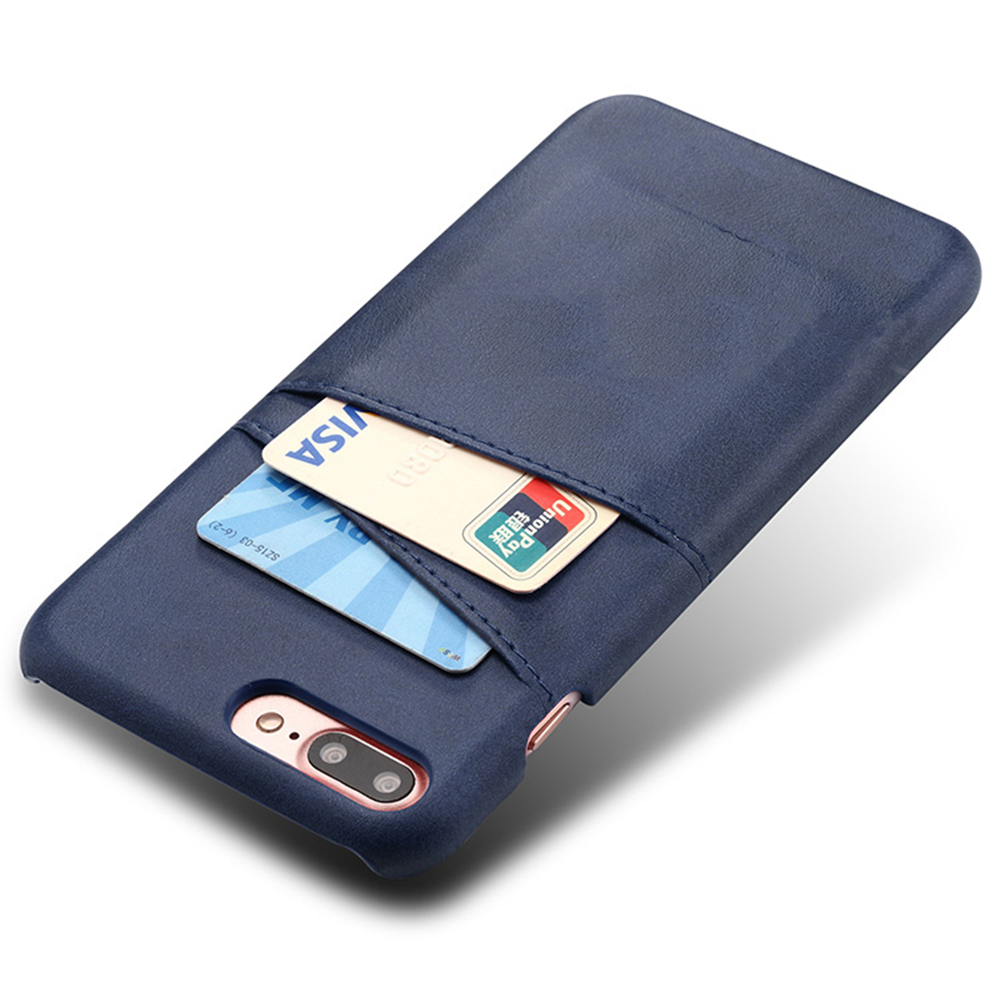 Iphone 7 Plus 8 Plus + skydd skal fodral kort visa mastercard  - 5