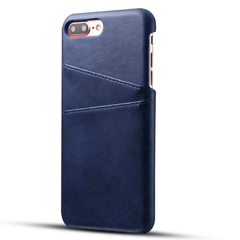 Iphone 7 Plus 8 Plus + skydd skal fodral kort visa mastercard  - 6