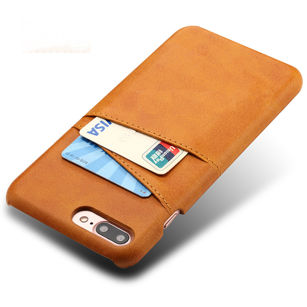 Iphone 7 Plus 8 Plus + skydd skal fodral kort visa mastercard  - 11