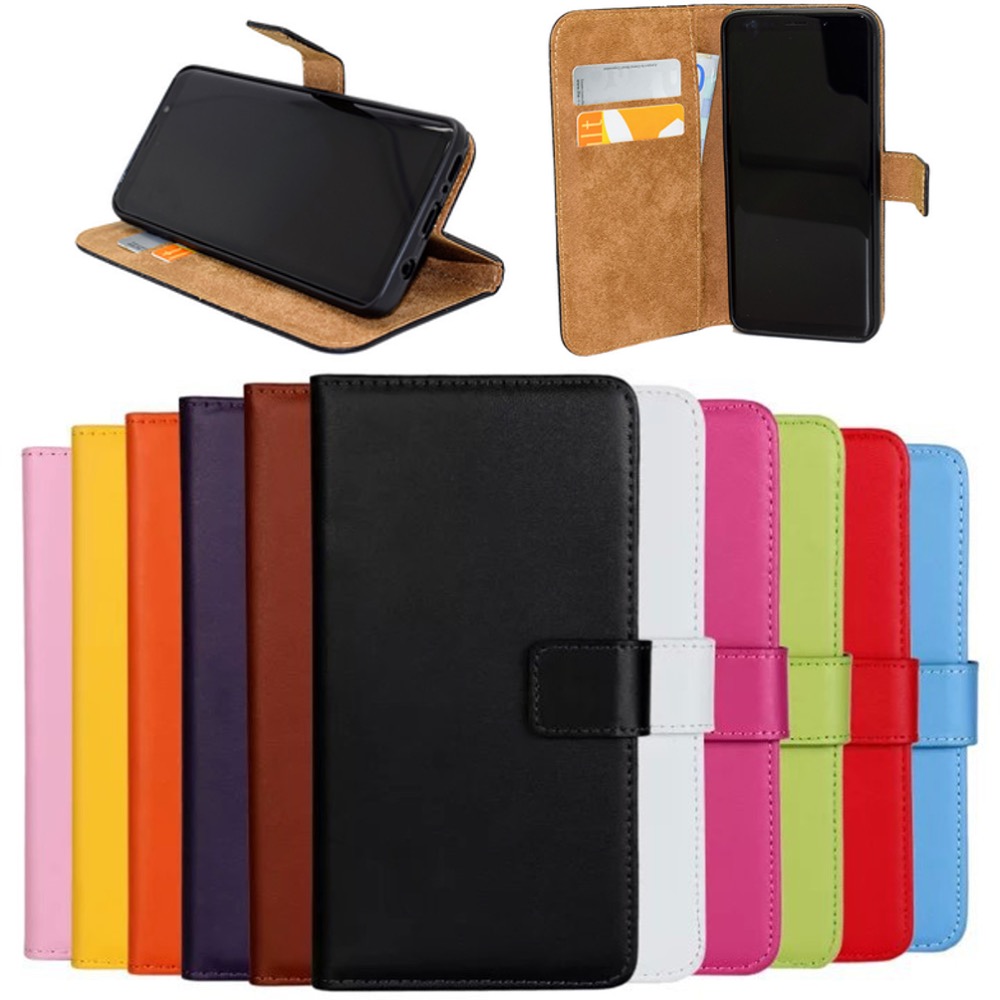 Samsung Note8/Samsung Note9/Samsung J6 plånbok skal fodral kort