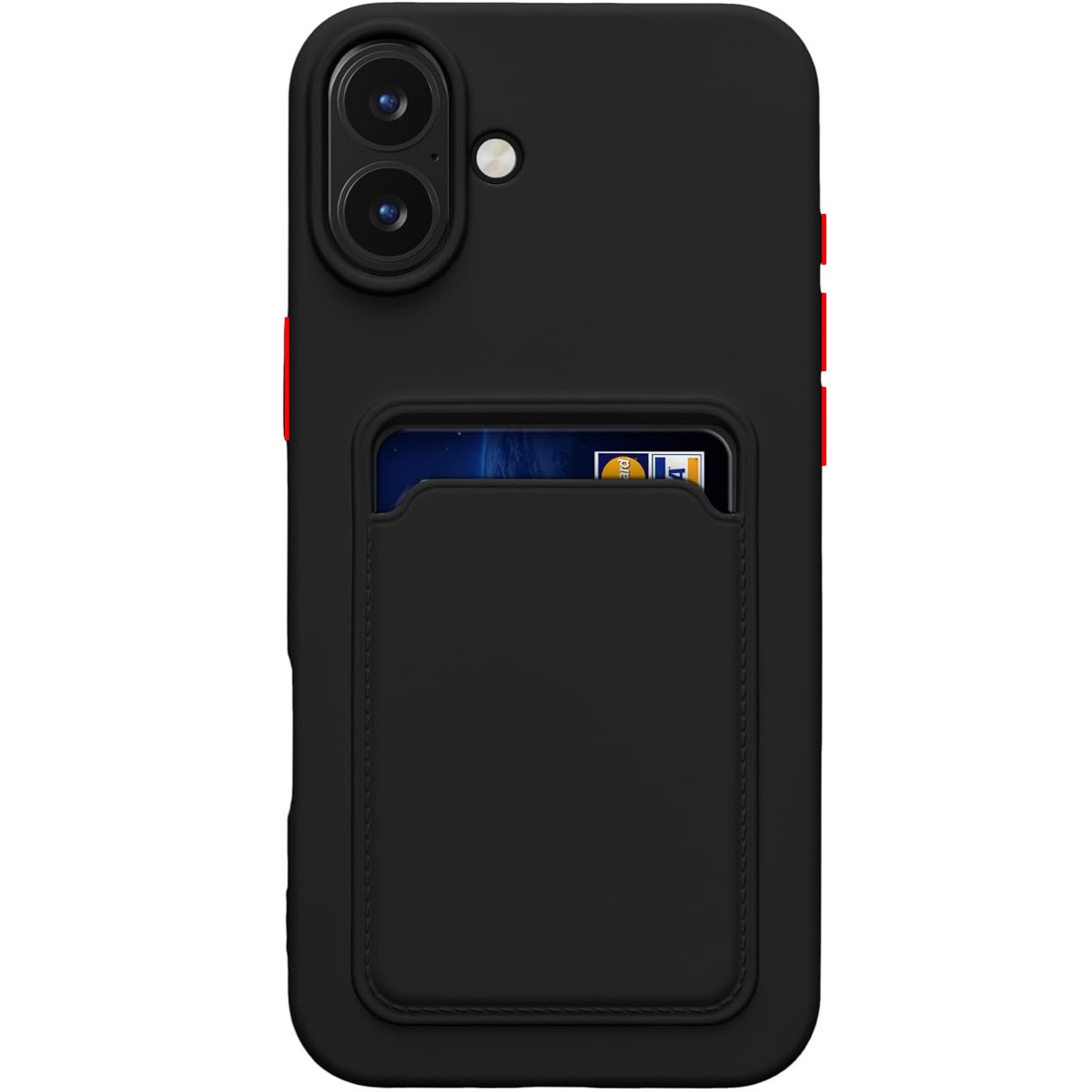 Iphone 16 skal mobilskal korthållare slot - 3