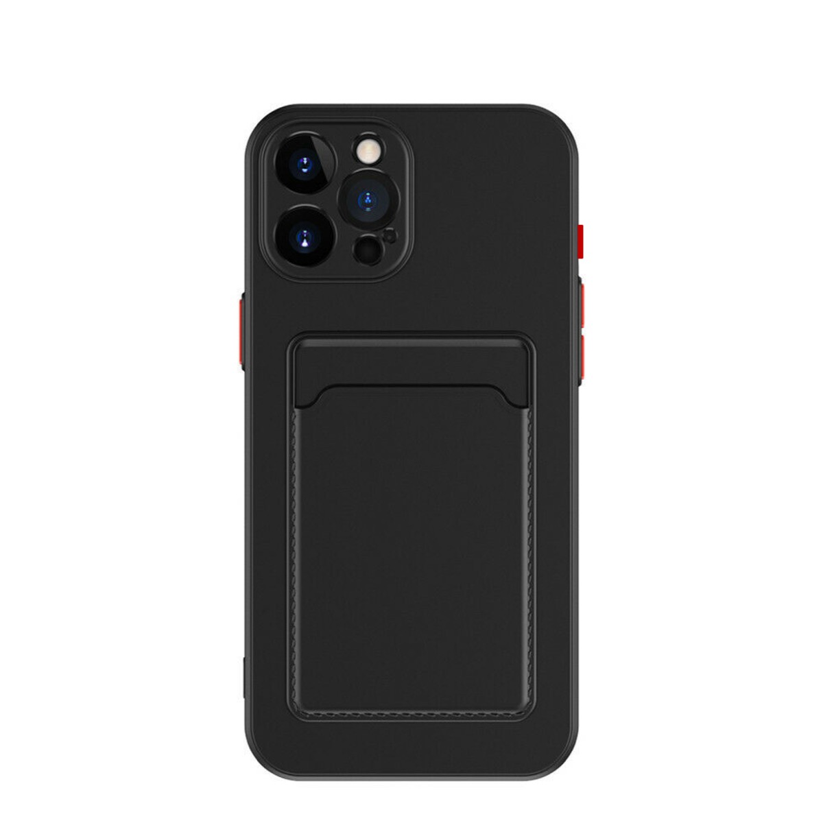 Iphone 16 Pro Max skal mobilskal korthållare slot svart - 3