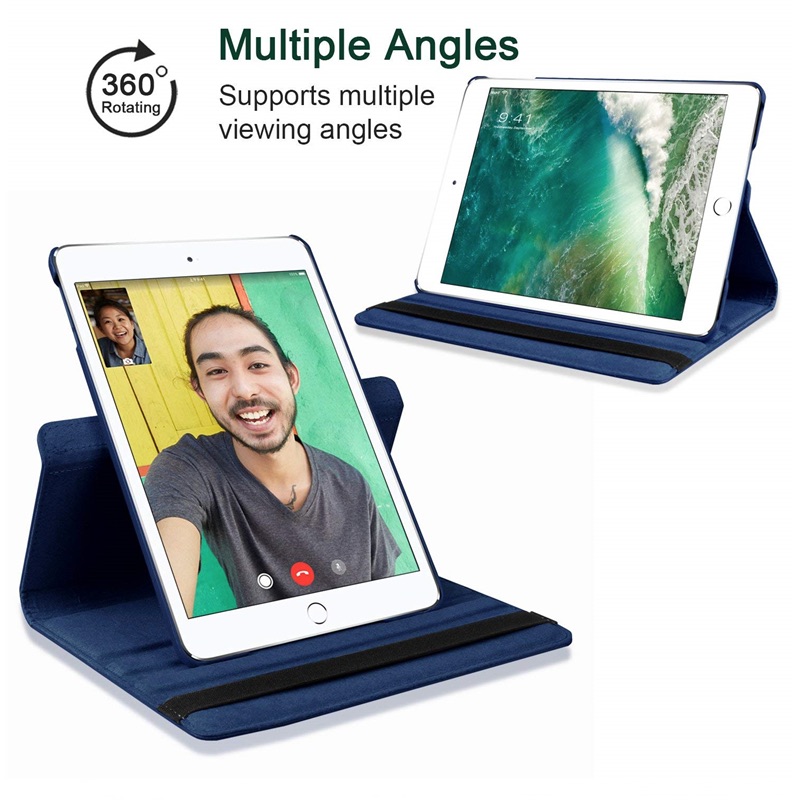 Skydd 360° iPad Air Air 2 9.7" 2017/2018 gen 5/6 fodral ställ - 4