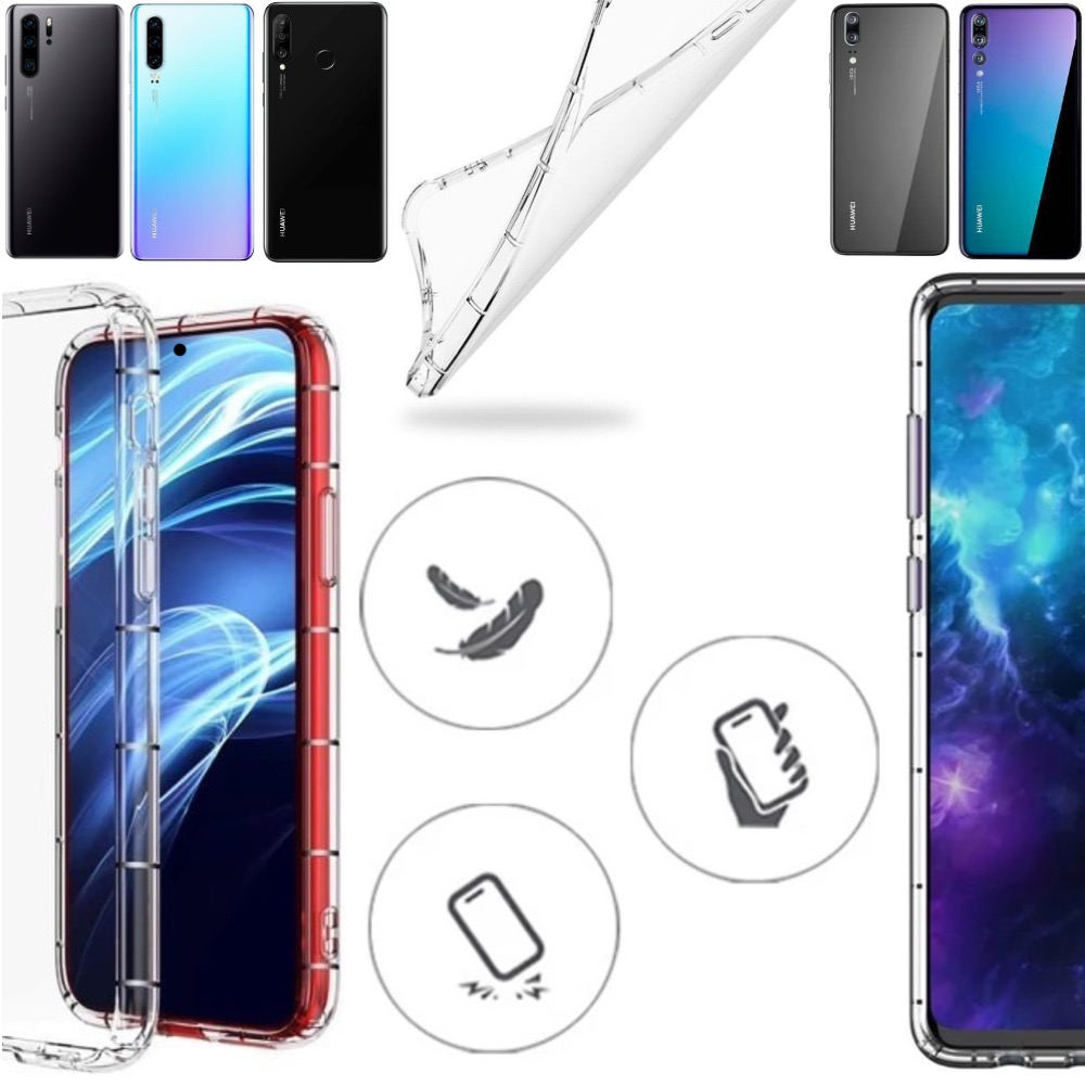 Välj Huawei P20/P30/P40/PSmart Pro/Lite skal fodral cushion -