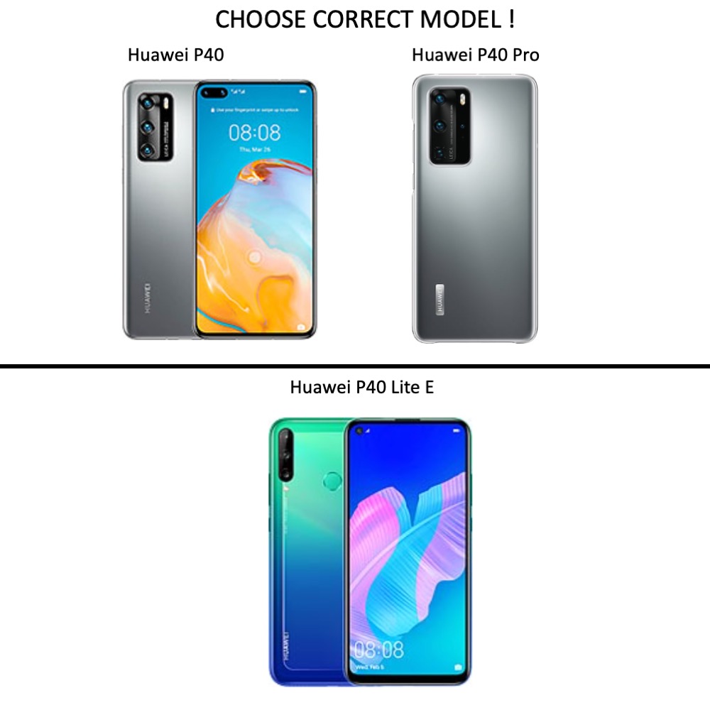 Välj Huawei P20/P30/P40/PSmart Pro/Lite skal fodral cushion - - 3