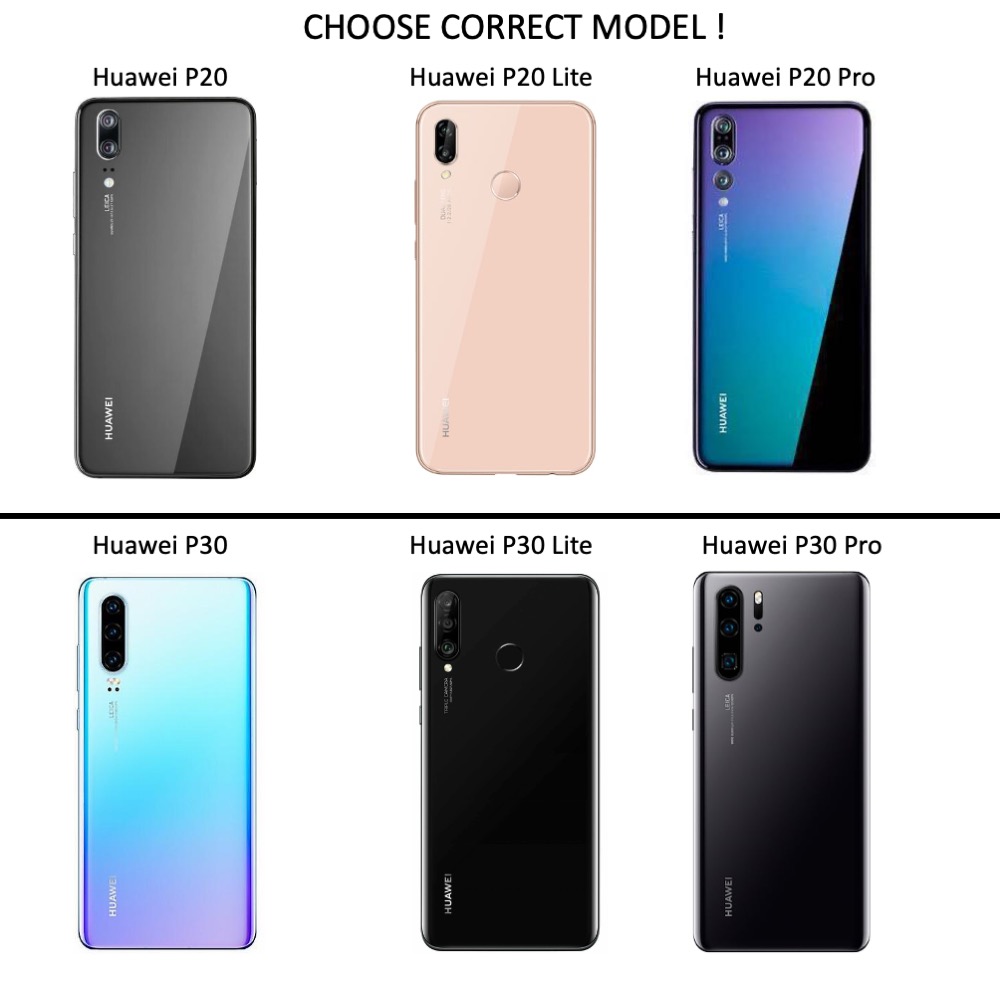 Välj Huawei P20/P30/P40/PSmart Pro/Lite skal fodral cushion - - 2