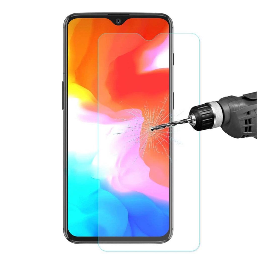 OnePlus 6T skärmskydd 9H passar skal fodral hörlurar - 4