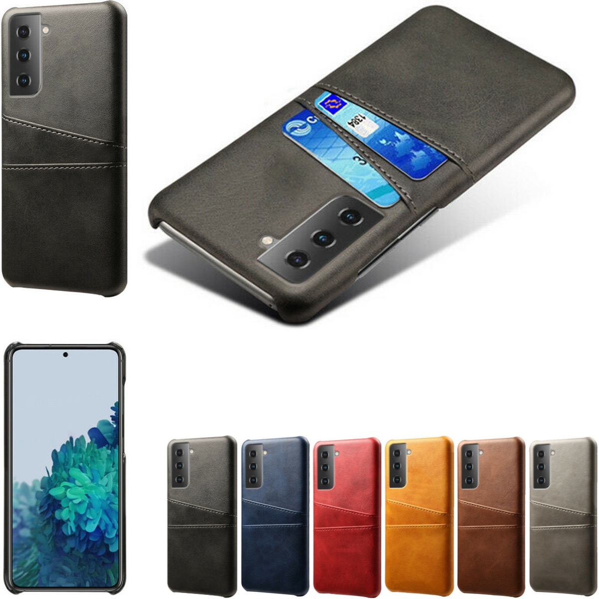 Samsung Galaxy S21 skal mobilskal urtag åt laddare hörlurar -