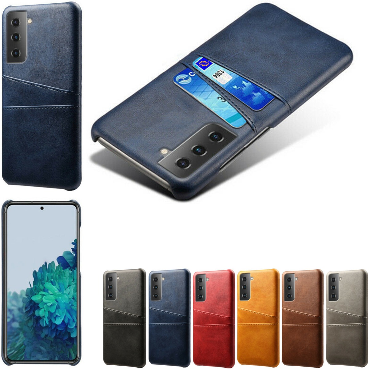 Samsung Galaxy S21 skal mobilskal urtag åt laddare hörlurar - - 2