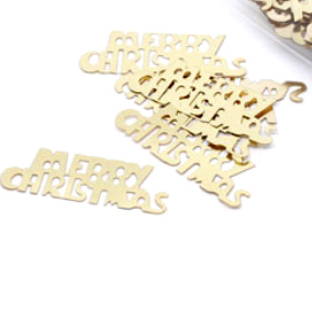 100 pack konfetti, 50 merry christmas och 50 snöflinga - 2