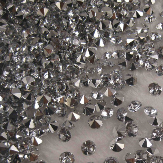 100 pack diamanter glas/ metall fest brällop dop nyår