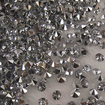 100 pack diamanter glas/ metall fest brällop dop nyår