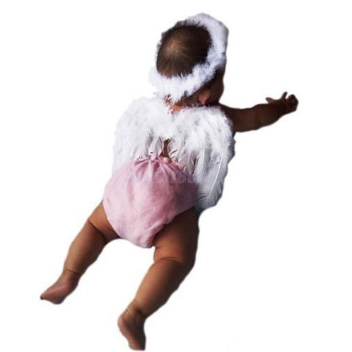 Baby ängel vingar, kort, dekoration, jul, änglavingar - 3