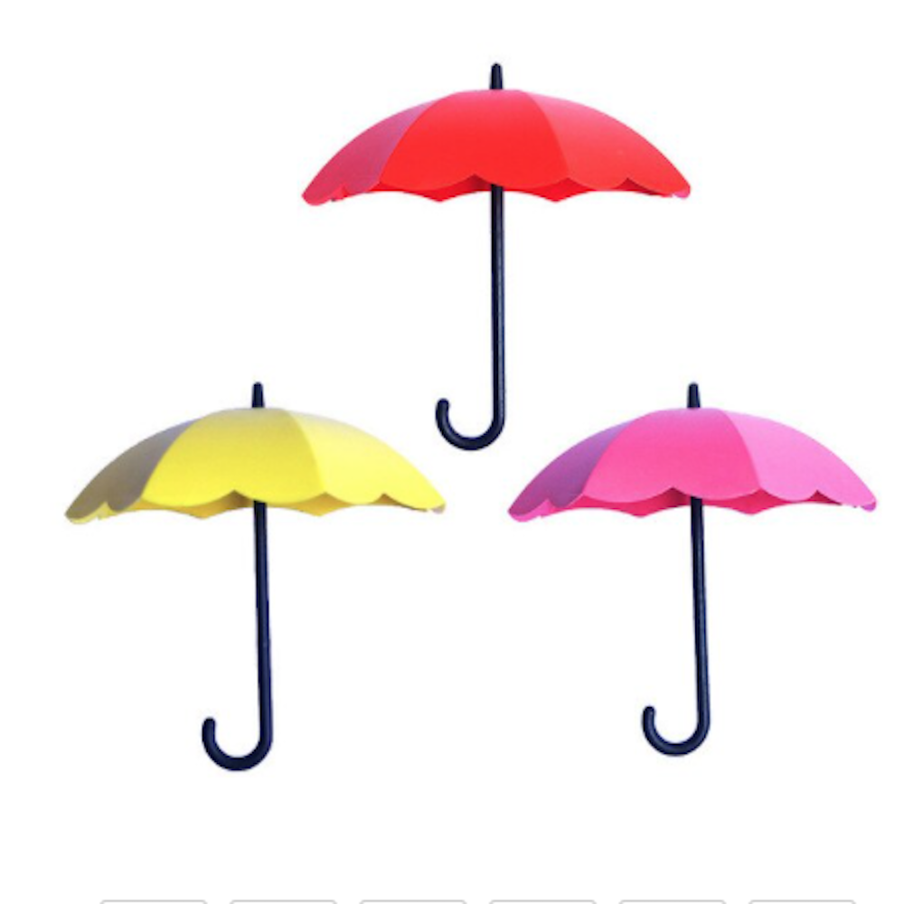 3 pack mini paraplyer, hylla dekoration barn vägg present - 2