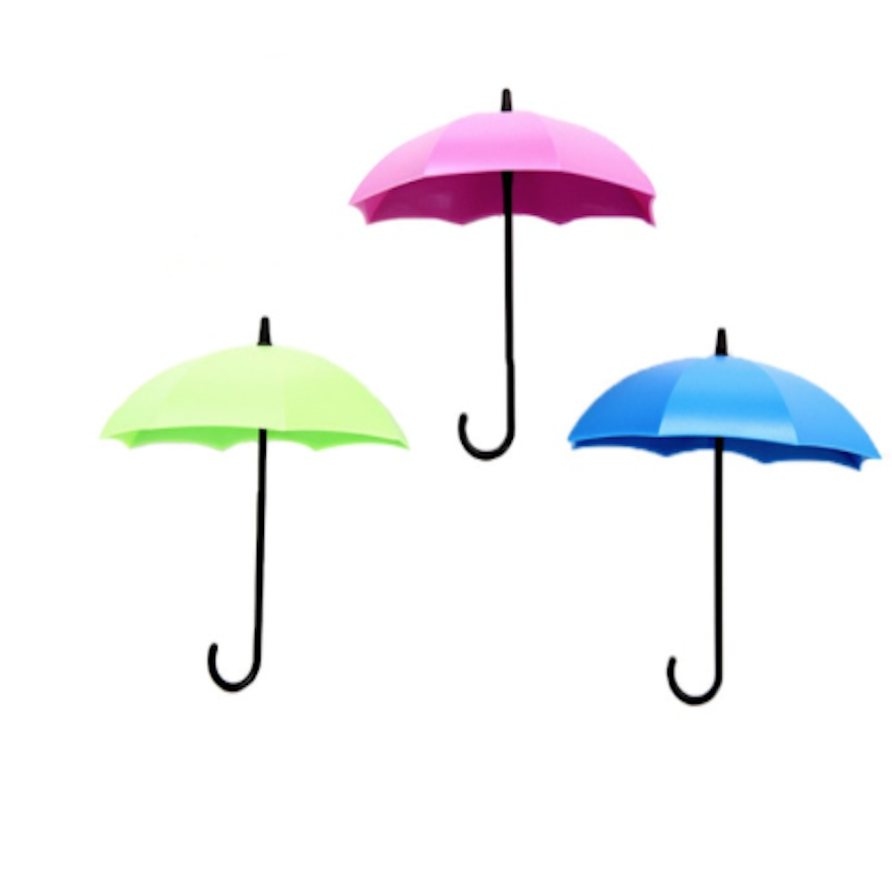 3 pack mini paraplyer, hylla dekoration barn vägg present
