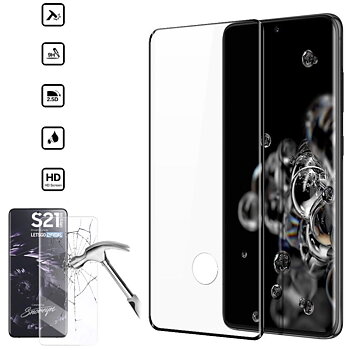 Samsung S21 Ultra skärmskydd 9H passar skal fodral hörlurar -