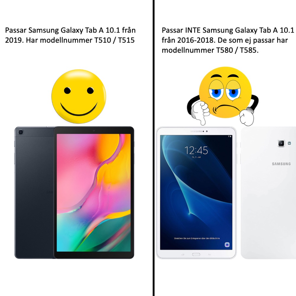 Samsung Galaxy Tab A 10.1 (2019) fodral skal - 2