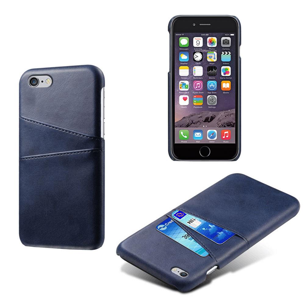 Iphone 6 Plus 6s Plus + skydd skal fodral kort visa mastercard  - 7