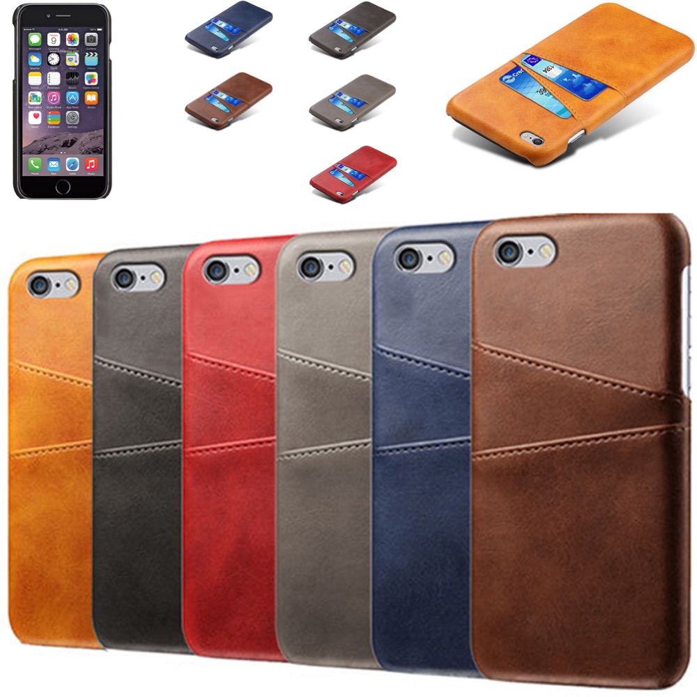 Iphone 6 Plus 6s Plus + skydd skal fodral kort visa mastercard  - 27