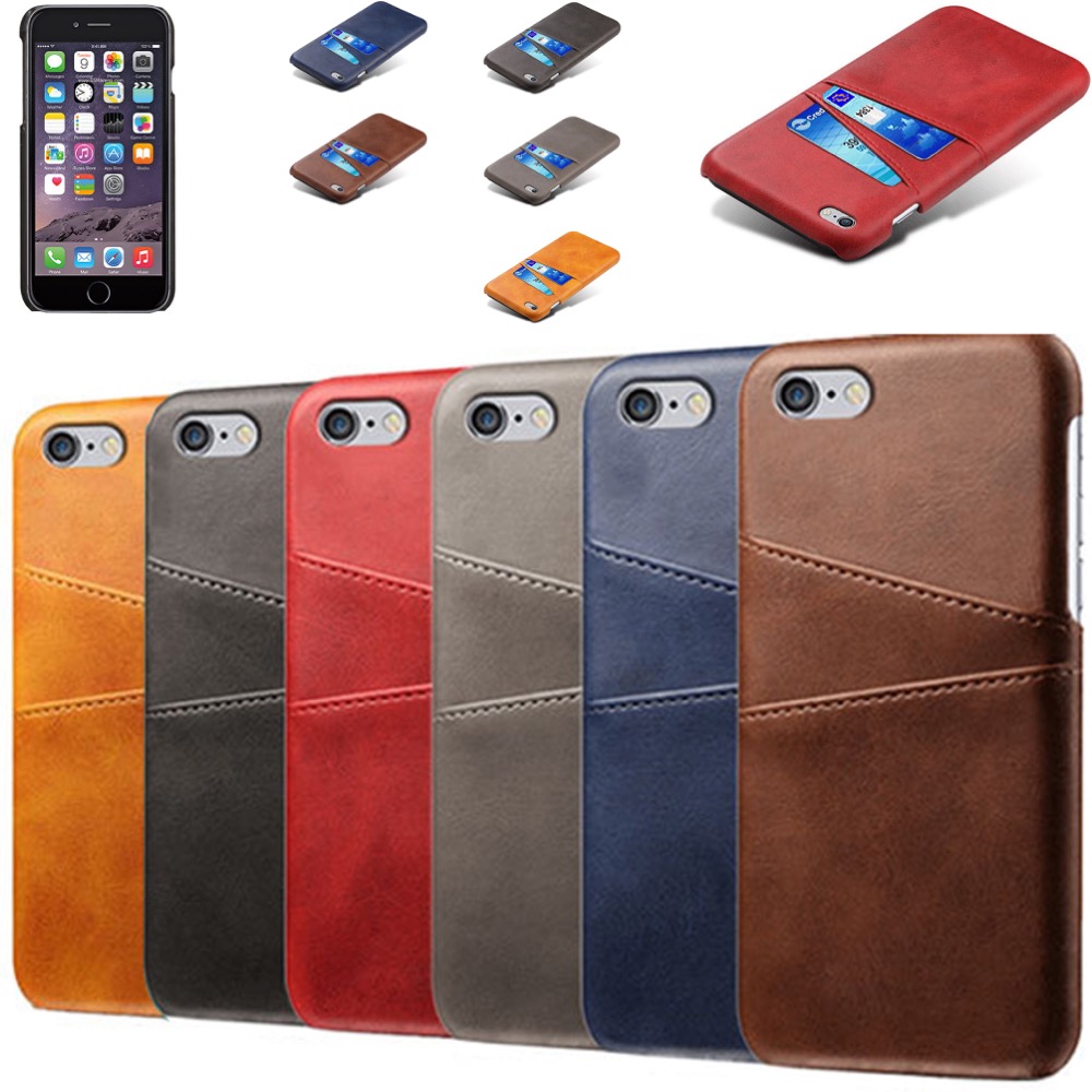 Iphone 6 Plus 6s Plus + skydd skal fodral kort visa mastercard  - 26