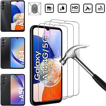 Samsung Galaxy A14/A34/A54 skärmskydd skydd Premium -